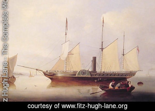 Fitz Hugh Lane - Unicorn in Salem Harbour