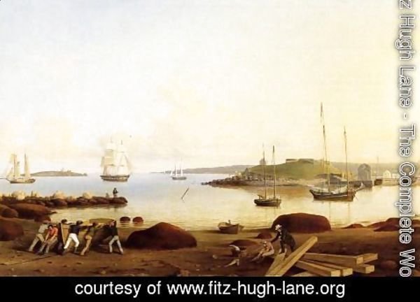 Fitz Hugh Lane - The Fort and Ten Pound Island, Gloucester, Massachusetts