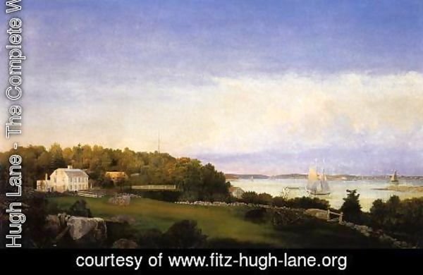 Fitz Hugh Lane - Sawyer Homestead