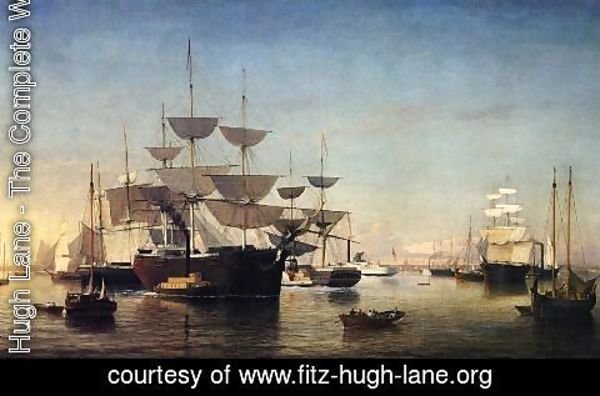 Fitz Hugh Lane - New York Harbor