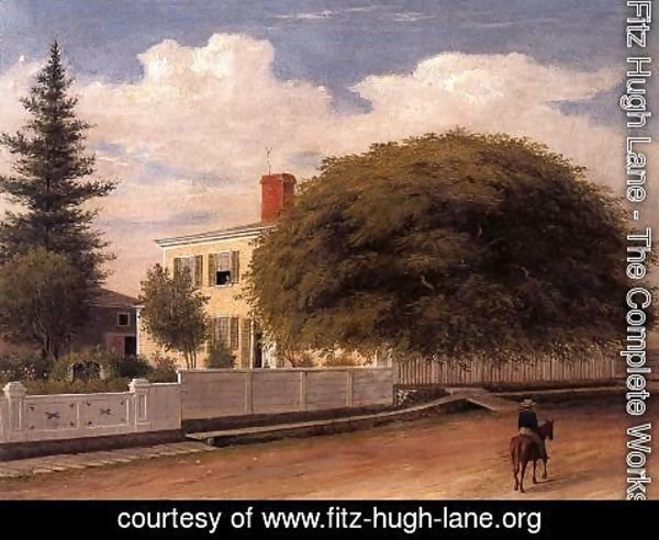 Fitz Hugh Lane - Castine Homestead