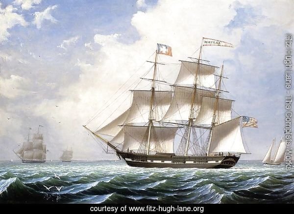 The 'Matilda' under Sail