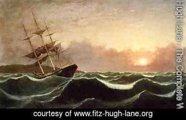 Fitz Hugh Lane - Sunset after Storm