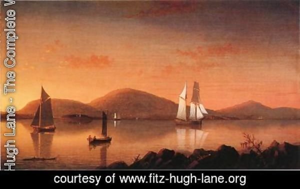 Fitz Hugh Lane - Camden from the Graves