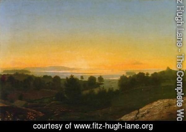 Fitz Hugh Lane - Annisquam Marshes, Near Gloucester, Massachusetts