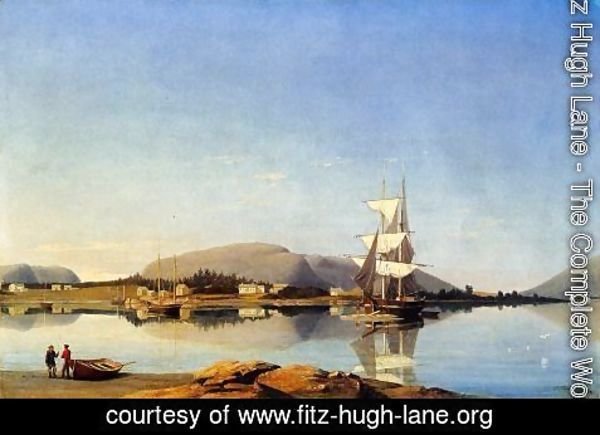 Fitz Hugh Lane - Entrance to Somes Sound from Southwest Harbor