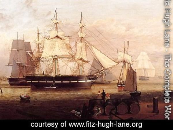 Fitz Hugh Lane - Boston Harbor