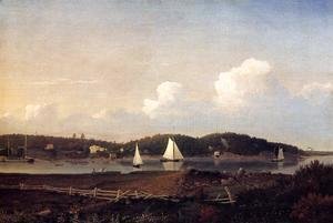 Fitz Hugh Lane - Fresh Water Cove from Dolliver's Neck, Glouster