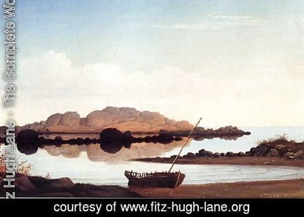Fitz Hugh Lane - Brace's Rock, Brace's Cove