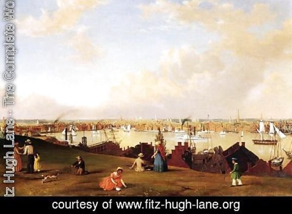 Fitz Hugh Lane - View of Baltimore