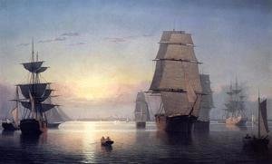 Boston Harbor at Sunset 1850 1855
