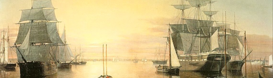 Fitz Hugh Lane - Boston Harbor  1850-55